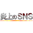 炎上のＳＮＳ (情報発信時の注意点)