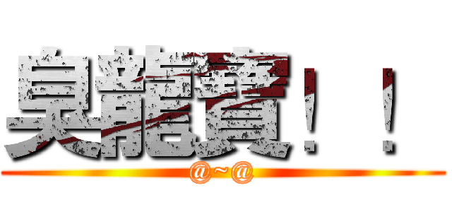 臭龍寶！！ (@~@)