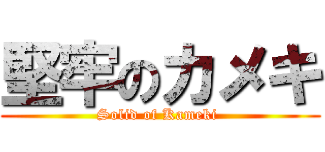 堅牢のカメキ (Solid of Kameki )