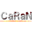 ＣａＲａＮ (attack on people)