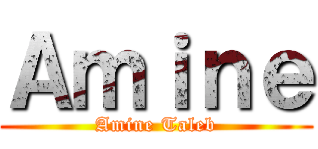 Ａｍｉｎｅ (Amine Taleb)