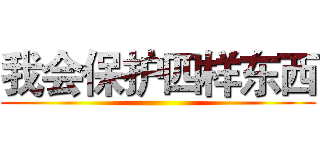 我会保护四样东西 ()
