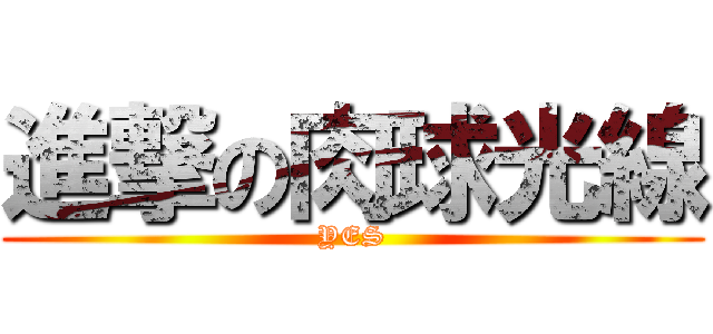 進撃の肉球光線 (YES)