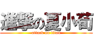 進撃の夏小荀 (attack on titan)