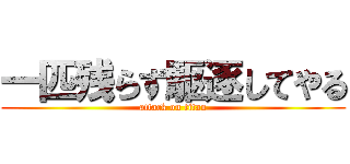 一匹残らず駆逐してやる (attack on titan)