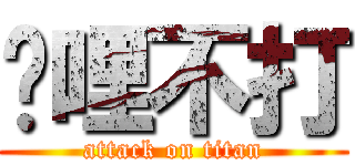 啊哩不打 (attack on titan)