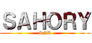 ＳＡＨＯＲＹ (SNK)
