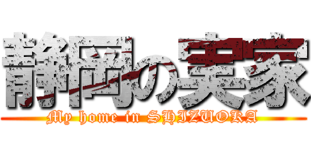 静岡の実家 (My home in SHIZUOKA)