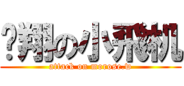 飞翔の小飛机 (attack on morose.w)