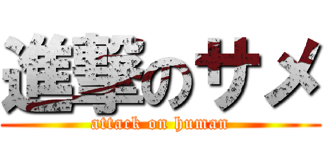 進撃のサメ (attack on human)