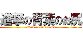 進撃の青葉のお尻 (attack on aoba's ass)