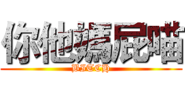 你他媽屁喵 (BITCH)