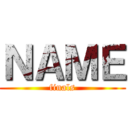 ＮＡＭＥ (finals)