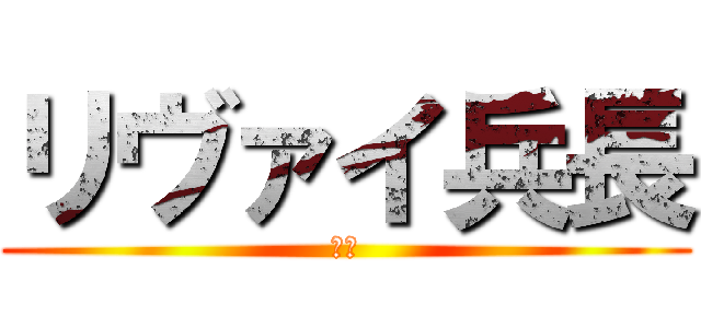 リヴァイ兵長 (兵長)