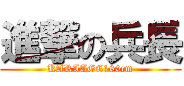 進撃の兵長 (KARIAGE160cm)
