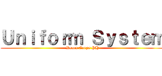 Ｕｎｉｆｏｒｍ Ｓｙｓｔｅｍ (Recon Corps PH)