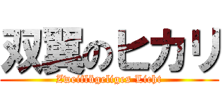 双翼のヒカリ (Zweiflügeliges Licht)