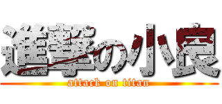 進撃の小良 (attack on titan)