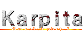 Ｋａｒｐｉｔａ (El weon culiao de pelo rojo :V)