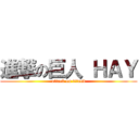 進撃の巨人 ＨＡＹ (attack on titand)