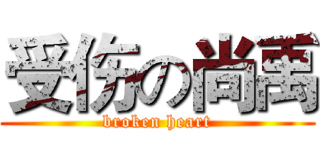 受伤の尚禹 (broken heart)