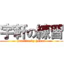 宇軒の練習 (practice by hsuan)