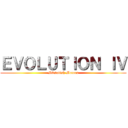 ＥＶＯＬＵＴＩＯＮ ＩＶ (Mitsubish Motors)