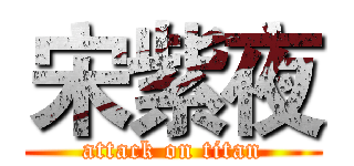 宋紫夜 (attack on titan)