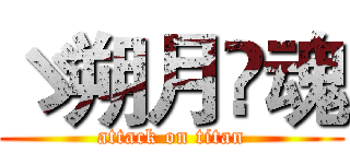 ゞ朔月✗魂 (attack on titan)