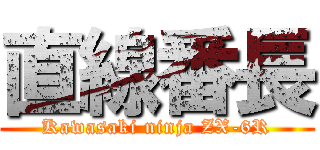 直線番長 (Kawasaki ninja ZX-6R)