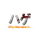 ハゲ (Big tinpo////)