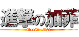 進撃の加菲 (sleepy ca\'fe)