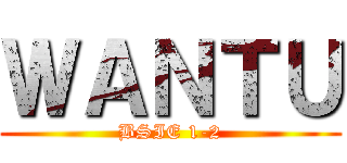 ＷＡＮＴＵ (BSIE 1-2)