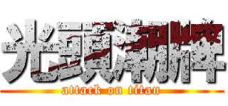 光頭潮牌 (attack on titan)