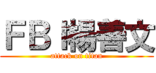 ＦＢＩ楊善文 (attack on titan)