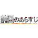 前回のあらすじ (attack on titan)