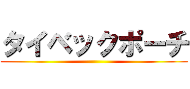 タイベックポーチ ()