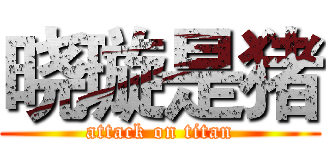 晓璇是猪 (attack on titan)