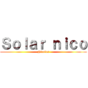 Ｓｏｌａｒ ｎｉｃｏ (Nicolas)