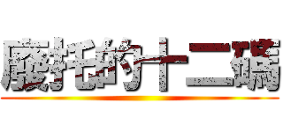 廢托的十二碼 ()