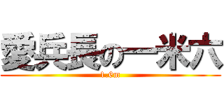 愛兵長の一米六 (1.6m)
