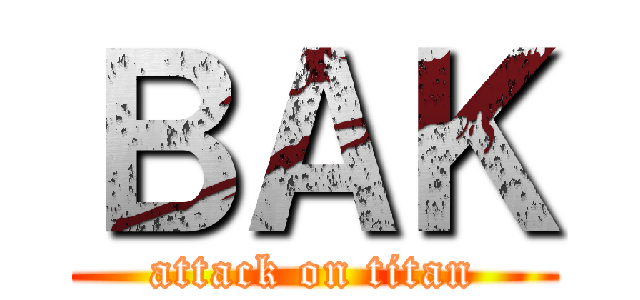 ＢＡＫ (attack on titan)