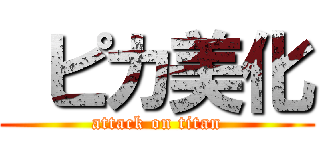  ピカ美化 (attack on titan)