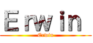 Ｅｒｗｉｎ  (Erwin)