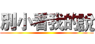 別小看我的說 ()