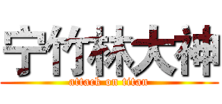 宁竹林大神 (attack on titan)