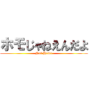 ホモじゃねえんだよ (Not Homo)