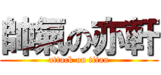 帥氣の亦軒 (attack on titan)