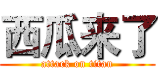 西瓜来了 (attack on titan)