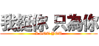 我挺你 只為你 (I GOT YOU)
